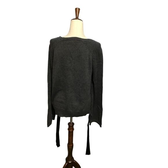 J.Crew Grey Bow Detail Crew Sweater - Picture 4 of 8